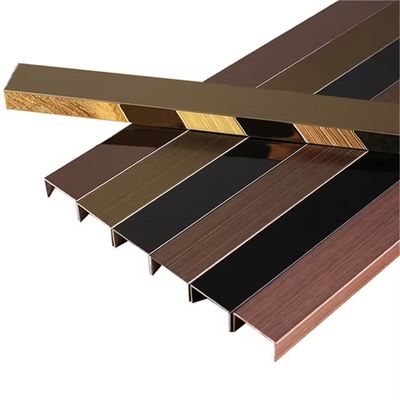 Manufacturer U Profile 304 Stainless Steel Tile Trim Interior U Shape