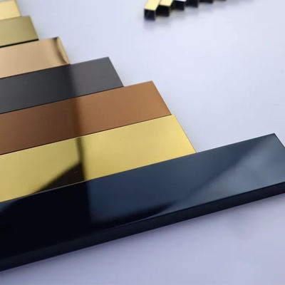 قیمت خوب آینه مو خط فولاد ضد زنگ کاشی گوشه تزئینات کارخانه چین آنلاین