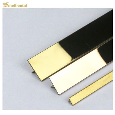 304 فولاد ضد زنگ کاشی لبه تراش T10 X 3048mm با سطح آینه برای حفاظت از گوشه