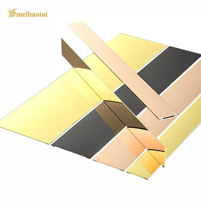 قیمت خوب آینه طلایی فولادی فولادی فولادی 8FT طول JIS استاندارد نوار مسطح برای کار فولادی تزئینی آنلاین