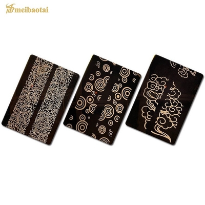 ورق استیل ضد زنگ آسانسور فلزی سیاه 1219x2438mm