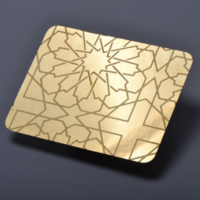 قیمت خوب طلا برقی 1.00mm ضخامت برقی فولاد ضد زنگ برقی برای پوشش دیوار بیرونی آنلاین