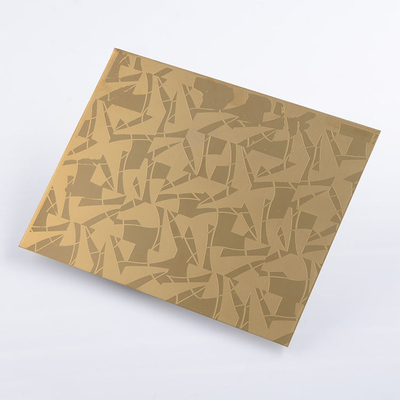 ورق فولادی ضد زنگ تزئینی اچینگ آسانسور سفارشی 1219x2438mm