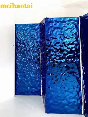 300 سری آبی ورق استیل ضد زنگ آب موج 1500mm عرض