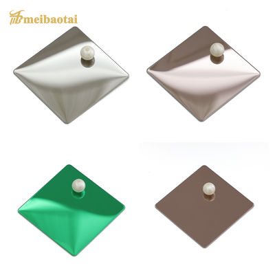 قیمت خوب PVD پوشش آینه تزئینی فولاد ضد زنگ با ضخامت 0.55mm و پوشش آبی ضد اثر انگشت آنلاین