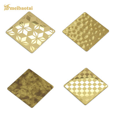 قیمت خوب 0.85mm ضخامت PVD پوشش رنگی ورق فولاد ضد زنگ با لبه شکاف برای صفحه فلزی تزئینی آنلاین