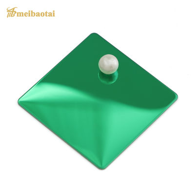 قیمت خوب رنگ سبز آینه ای PVD پوشش آبی تزئینی فولاد ضد زنگ 1.2mm ضخامت آنلاین