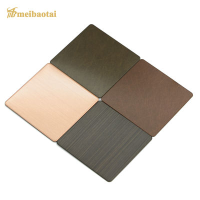قیمت خوب ارتعاش سندبلاست شده ورق فلزی ورق فولادی ضد زنگ تزئینی آنتیک مس آنلاین