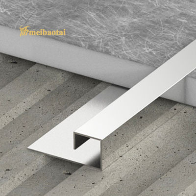 قیمت خوب 304 SS پروفایل سفارشی فولاد ضد زنگ کاشی گوشه ای 10FT آنلاین