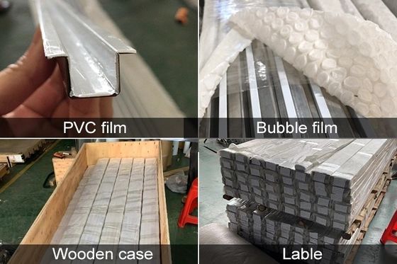 قیمت خوب 304 فولاد ضد زنگ تایل تراش U پروفایل تزئینی پروفایل با V Groove آنلاین