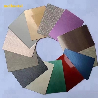 ورق استیل ضد زنگ تزئینی آینه 4x8 ضخامت 0.6mm