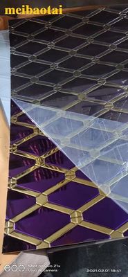 قیمت خوب PVD رنگ پوشش فولاد ضد زنگ ورق فلزی چهار فوت آنلاین