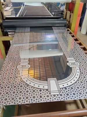 صفحه ورق فولادی ضد زنگ آسانسور با ضخامت 0.95 میلی متر JIS استاندارد PVD