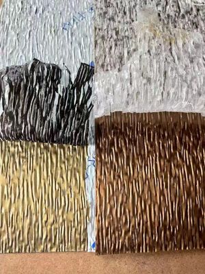 قیمت خوب 0.65MM Pvd رنگ پوشش ورق فولاد ضد زنگ SS304 201 صفحه تزئینی آنلاین