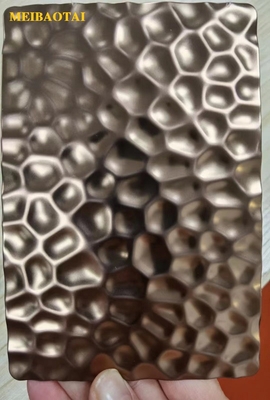 Ss304 Honeycomb فولاد ضد زنگ رنگ صفحه تزئینات SS صفحه آسیاب لبه