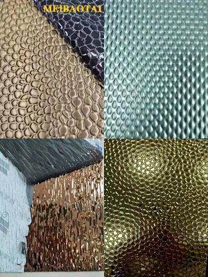 صفحه تزئینی فولاد ضد زنگ با طرح لانه زنبوری، فولاد ضد زنگ پایدار 304 برای روکش معماری