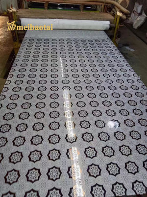 قیمت خوب ورق استیل ضد زنگ اچینگ آینه طلایی به ضخامت 0.95 میلی متر 1219x2438 میلی متر برای دکوراسیون آسانسور آنلاین