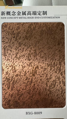 قیمت خوب ss304 رنگ عتیقه ای بر روی ورق فولاد ضد زنگ آنلاین