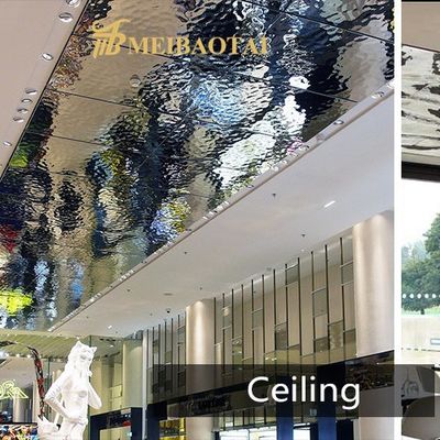 قیمت خوب Ss304 201 0.65mm آینه آب لوله ورق تزئینات سقف، دیوار آنلاین