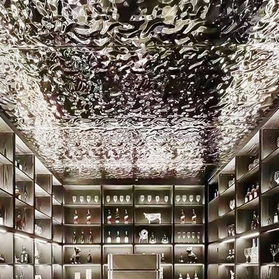 قیمت خوب سقف نقره ای آینه آب لوله ورق تزئینات استاندارد ASTM آنلاین