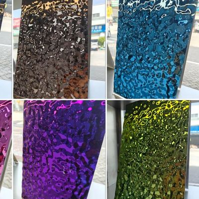 قیمت خوب ورق فولاد ضد زنگ مختلف رنگ PVD آنلاین