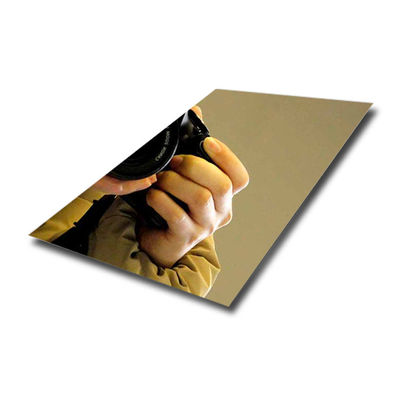 قیمت خوب ASTM استاندارد شیمپین طلا طلا آینه فولاد ضد زنگ صفحه PVD آنلاین