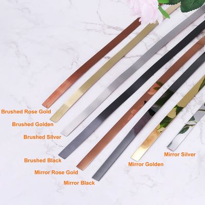 قیمت خوب گلاب طلا آینه فلزی فولاد ضد زنگ نوار چسبنده رول SS آنلاین