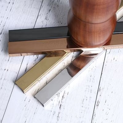 قیمت خوب U پروفایل 304 فولاد ضد زنگ تیل گوشه ای با آینه / NO.4/ سطح خط مو در طول 10 فوت آنلاین