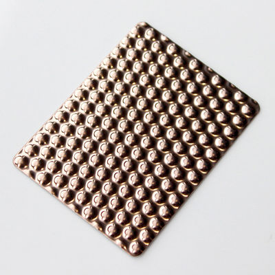 ورق تزئینی استیل ضد زنگ با مهر رزگلد