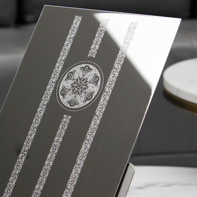 Super Mirror 201 304 Etching Stainless Steel Plate