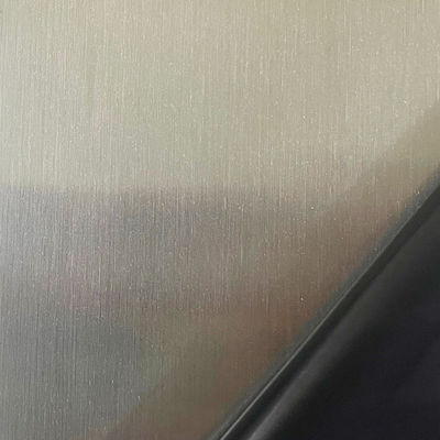 قیمت خوب 0.55mm ضخامت 1219x2438mm PVD رنگ پوشانده Hairline ورق فولاد ضد زنگ با Scotch Brite پایان آنلاین