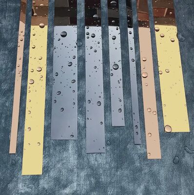 خود چسبنده فولاد ضد زنگ، انعطاف پذیر فلزی دیواری دیواری