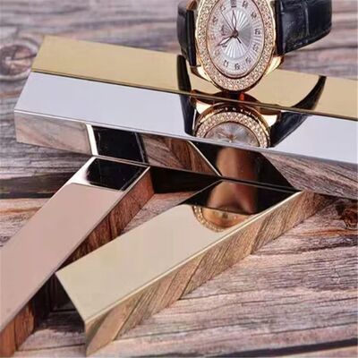 نوار کاشی U شکل سفارشی از فولاد ضد زنگ 304 با سطح آینه