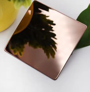 ورق های فولادی رنگ پوشانده با رنگ PVD برای دکوراسیون داخلی مدرن