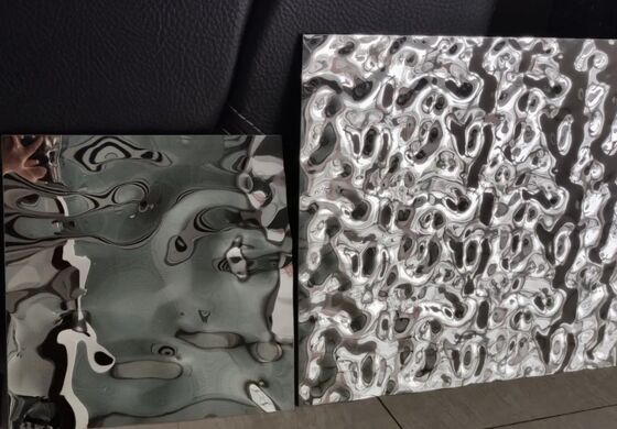 فولاد ضد زنگ آب آینه: صفحه تزئینی با بازتاب بالا