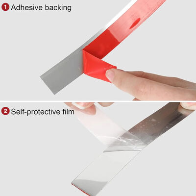 سطح خط مو PVD رنگ پوشانده از فولاد ضد زنگ کاشی تراش فلک چسب