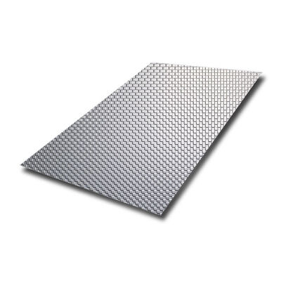 ورق فولاد ضد زنگ نقره ای با ضخامت 0.85 میلی متر و طول 3048 میلی متر برای پانل های دیواری تزئینی