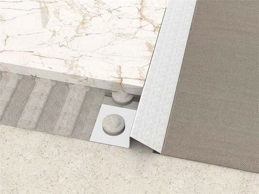 PVD Coated 304/316L Stainless Steel Tile Edge Trim with Customizable Sizes for Decorative Applications