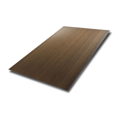 قیمت خوب 304 فولاد ضد زنگ خط مو ورق فولاد ضد زنگ با پوشش رنگ صورتی و اندازه چهار فوت online