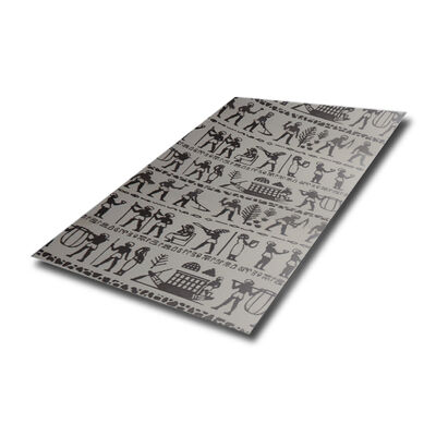 ورق آسانسور فولاد ضد زنگ درجه 304 مصری در 1219x3048mm اندازه برای کاربردهای تزئینی