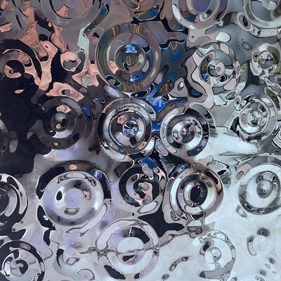 201 ورق تزئینی از فولاد ضد زنگ با ضخامت 0.65 میلی متر و پوشش سیاه