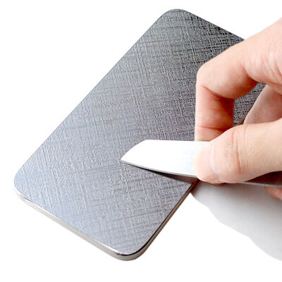 قیمت خوب ورق SS برجسته الگوی کتانی در پوشش مقاوم در برابر خش آنلاین