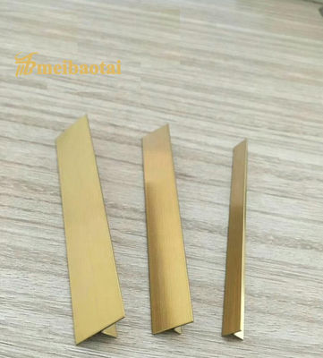 قیمت خوب کاشی فلز ضد زنگ با پوشش طلایی شکل T با مواد POSCO و طول 3048mm آنلاین