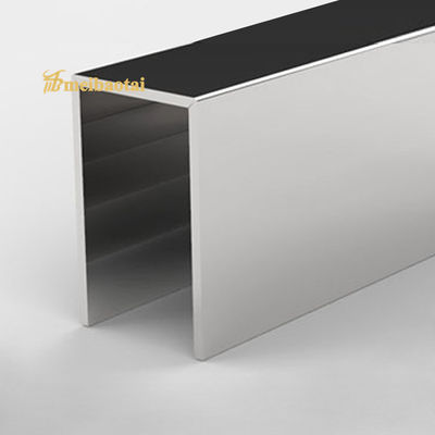 قیمت خوب 304 فولاد ضد زنگ کانال U تریم کاشی با ضخامت 0.65 میلی متر و سطح آینه ای برای محافظت از گوشه تزئینی آنلاین