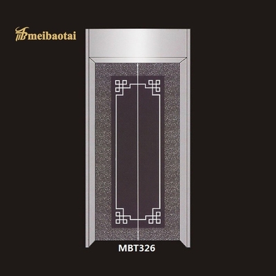 ورق استیل ضد زنگ MBT آسانسور مشکی 3048 میلی متر طول با لبه شکاف