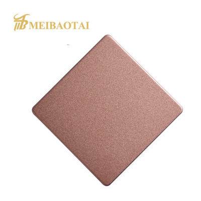 ورق فولادی ضد زنگ تزئینی سندبلاست شده SS 304 متریال 4x8 فوت