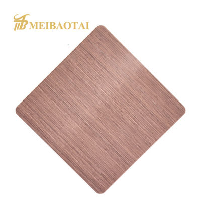 قیمت خوب ضد اثر انگشت PVD گلابی پوشانده شده 304 ورق فولاد ضد زنگ برای تزئینات و کاربردهای دیواری آنلاین