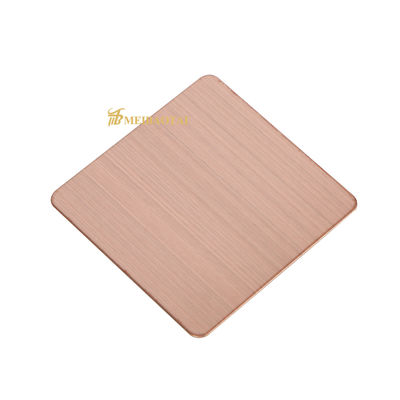 قیمت خوب PVD پوشانده شده 430 درجه خط مو صفحه فولاد ضد زنگ 1219x2438mm با 8c فیلم PVC آنلاین