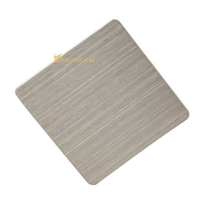 قیمت خوب 0.55mm ضخامت خاکستری Hairline فولاد ضد زنگ با مواد POSCO برای کاربردهای آشپزخانه آنلاین