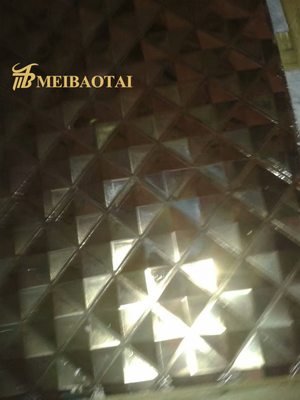 طلای مشکی تزئین 201 ورق استیل ضد زنگ الماس پوشش PVD